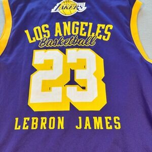 Ultra Game Jersey Mens M Purple Los Angeles Lakers 23 Basketball